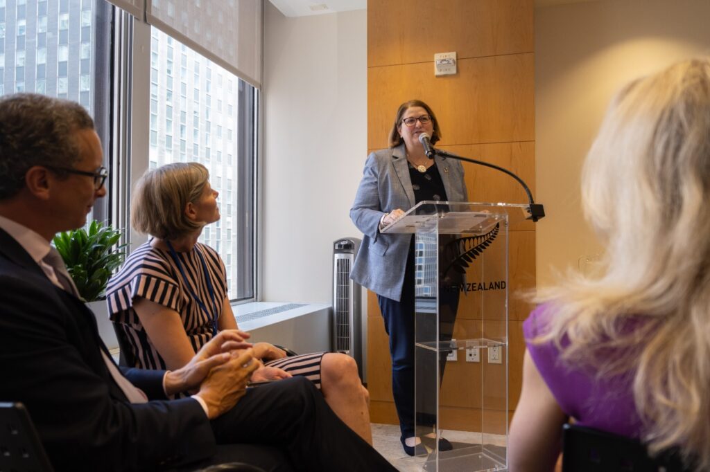 H.E. Carolyn Schwalger, Permanent Representative of New Zealand to the UN